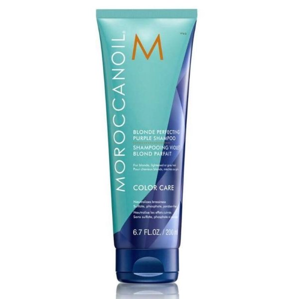 Moroccanoil Blonde Perfecting Purple Shampoo Σαμπουάν για Ξανθά Μαλλιά 200ml