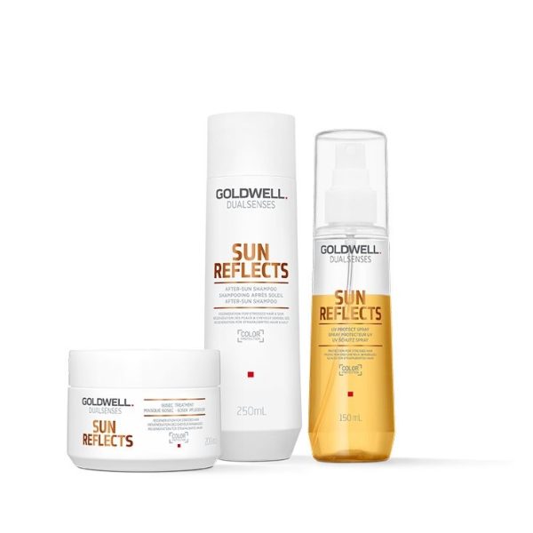 Goldwell Dualsenses Sun Reflects SET 3pcs Shampoo 250ml+Mask 200ml+ Spray 150ml