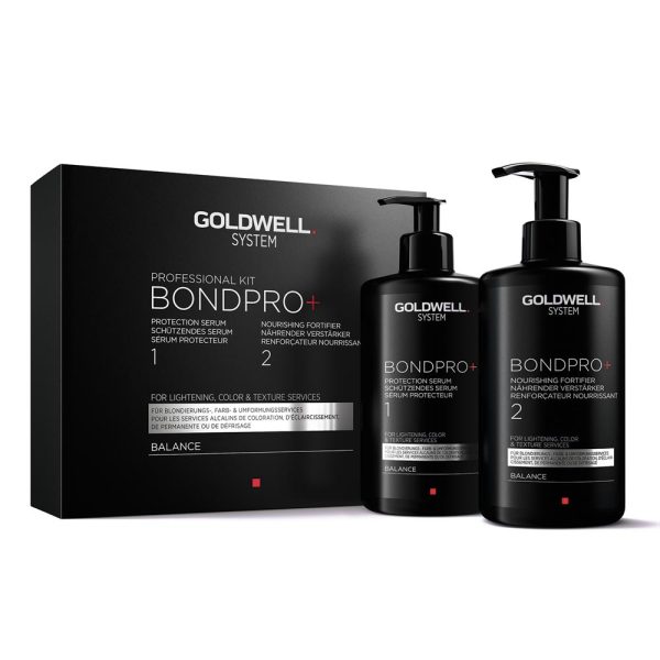 Goldwell Professional Kit Bond Pro 1 Protection Serum 500ml, 2 Nourishing Fortifier 500ml