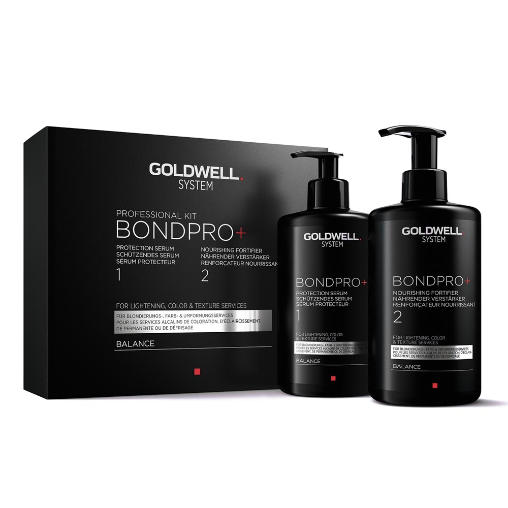 Goldwell Professional Kit Bond Pro 1 Protection Serum 500ml, 2 Nourishing Fortifier 500ml