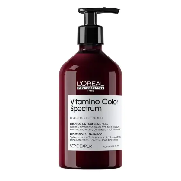 L'Oreal Serie Expert Vitamino Color Spectrum Shampoo 500ml Σαμπουάν Λάμψης για Βαμμένα Μαλλιά