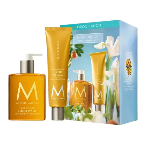 Moroccanoil Soleil De Tanger Hand Care Set Ενυδατική Κρέμα Χεριών & Κρεμοσάπουνο