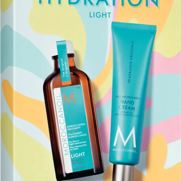 Moroccanoil Destination Hydration Light Set Treatment Light Λάδι για λεπτά μαλλιά 100ML & Hand Cream Original 100ml